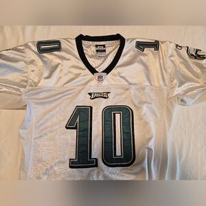 Men's White and Green Eagles Jersey